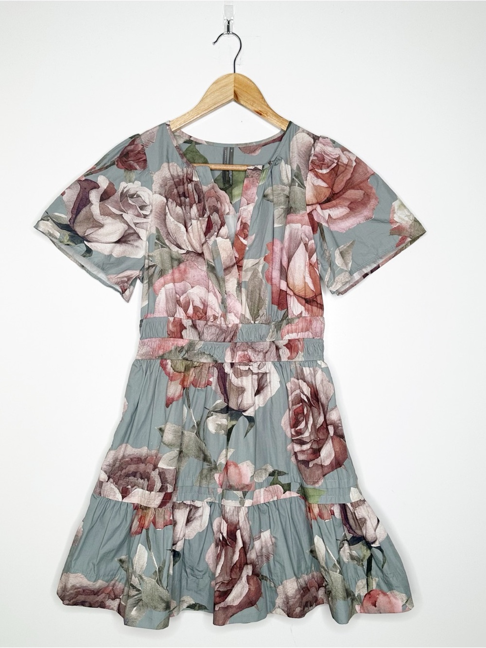 Anthropologie x Loverly Grey Somerset Mini Dress Floral Size SP - Picture 3 of 14